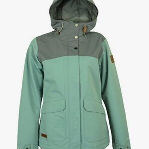Columbia Women’s Green Omni-Tech Cypress Crossing Jacket Waterproof Size medium